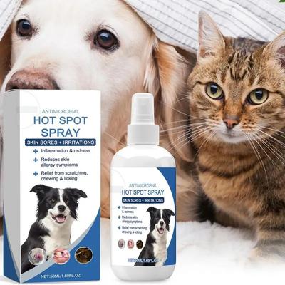 50ml Kisállat Kondicionáló Macska Kutya Formázó Ápoló Spray Szagtalanító Viszketés Elleni Enyhe Biztonságos Kiscica Kölyökkutya Fürdető Spray Kisállat Kellékek