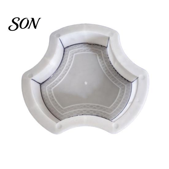 Cement Casting for Backyard Garden Stepping Stone Mold, Reusable Concrete Pathway Paver Walkway Design Tool DIY Pavement Mould Patio Decor