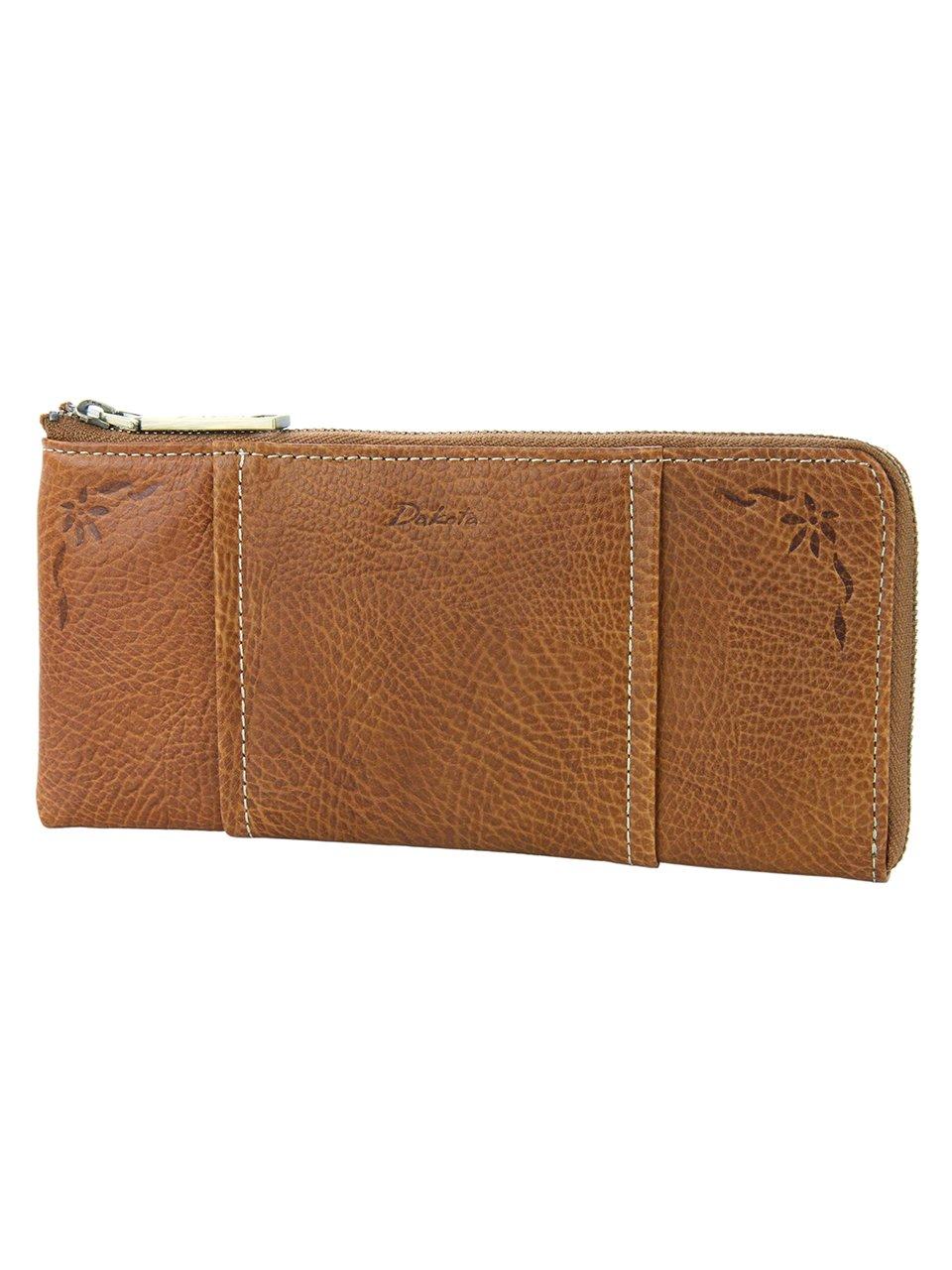 

Dakota Blossom Long Wallet zipper type Brown [Dakota] L-shaped DA-35462-40 коричневий