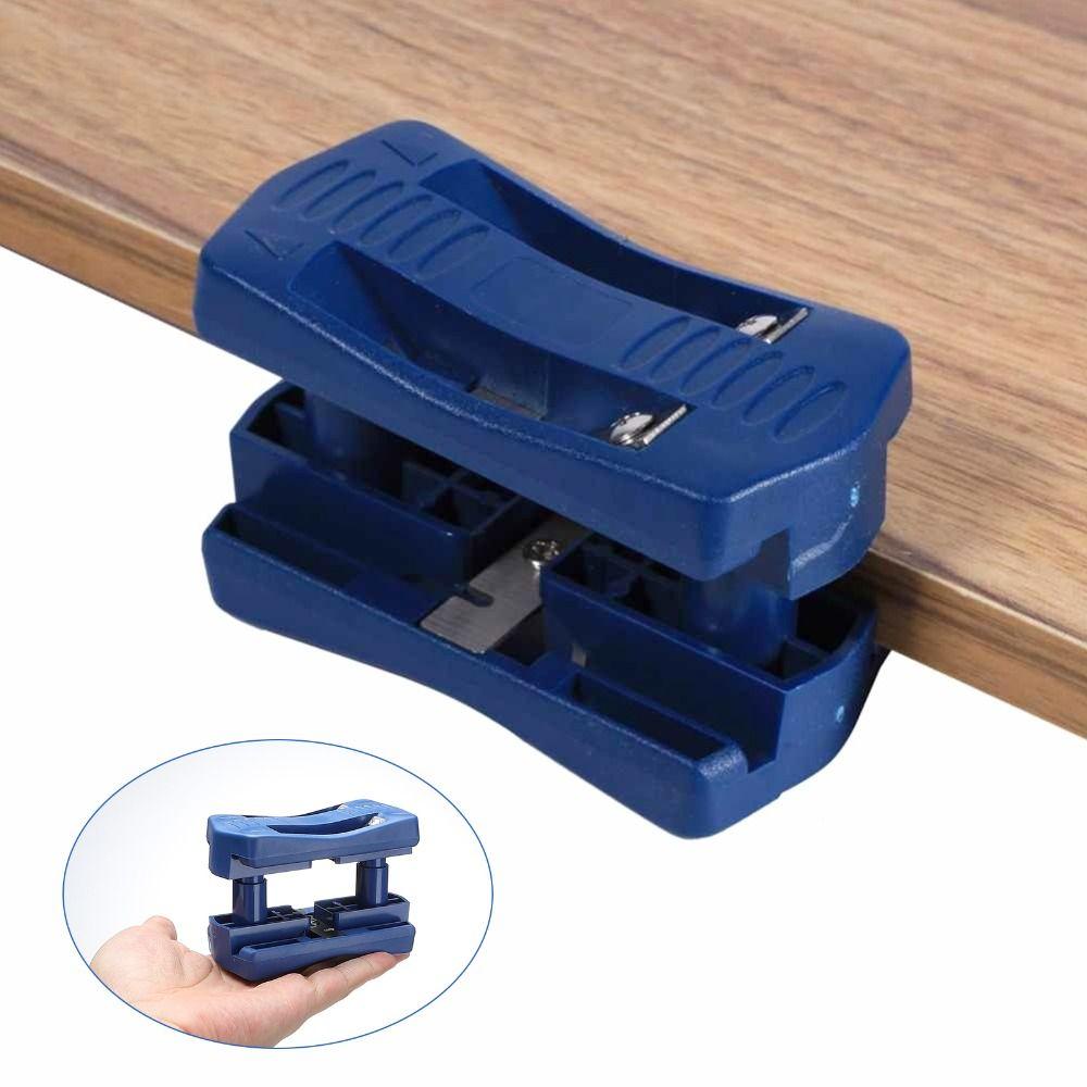 For PA6 Melamine Wood Edge Banding Trimmer 0.5mm Thickness 16-30mm Width Woodworking Tool Manual Operation Double Edge Trimming