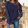 Women Tops Women's Long Sleeve Sweatshirt Casual Crewneck Loose Fit Pollover Fleece Tops