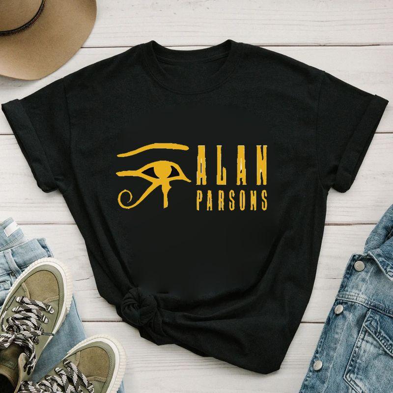 

Алан Парсонс проект Классическая футболка Easy Chic Мужчины Повседневный полиэстер Футболка Шик Крутая футболка Одежда