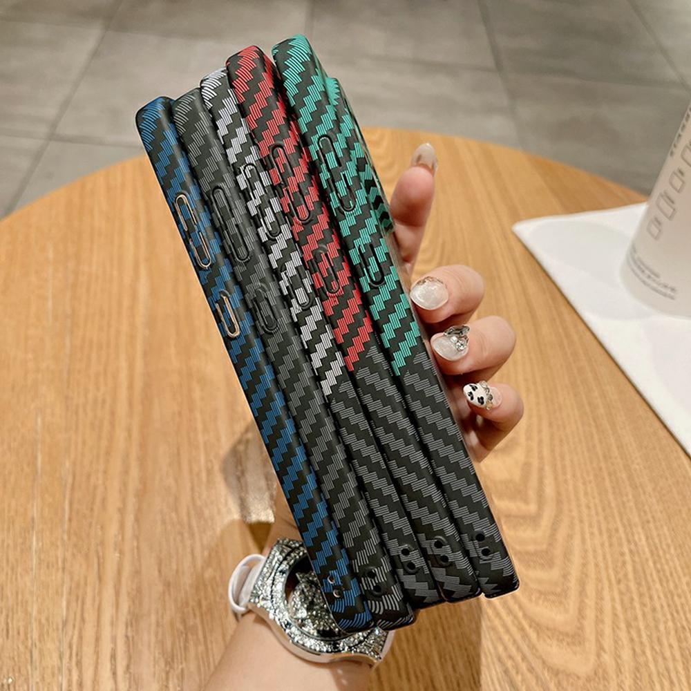 Tenké pouzdro pro OnePlus 13R 5G/Ace 5 5G/5 Pro 5G Tvrdý PC kryt na telefon Textura karbonových vláken Odolné proti pádu