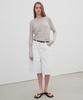 Leuba Layered Long Sleeve T-Shirt - Light Gray