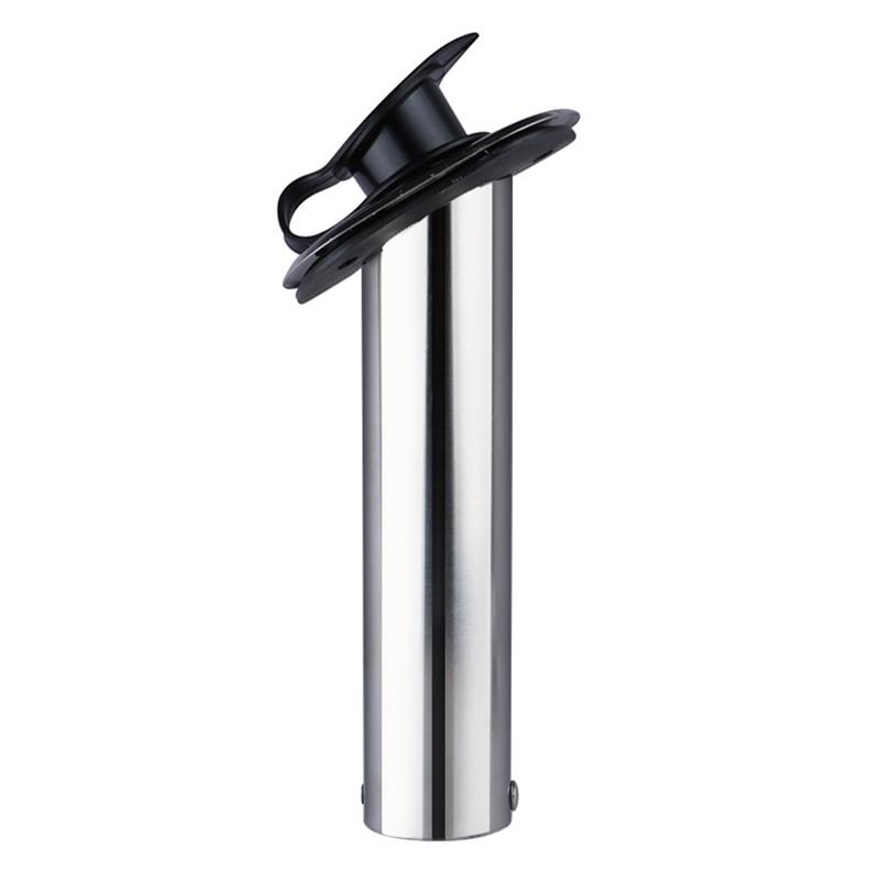 15/30/90 Degree 316 Stainless Steel Fishing Rod Holder with PVC Cap Inner Tube and Gasket for Boat Marine Accessories