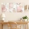 Blush Abstract Geometric Prints Modern Minimalist Wall Art Set Canvas Poster Prints Home Bedroom Living Room Decoration Gift