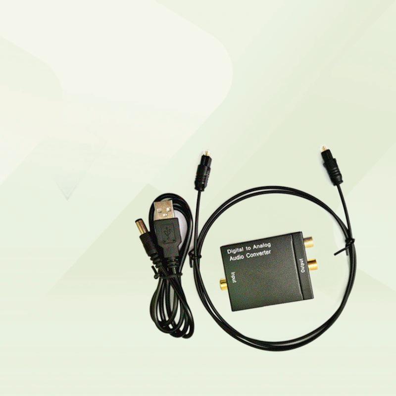 Dual Chip Digital to Analog Audio Converter - Fiber Optic & Coaxial Upgrade Version