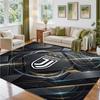 Juventus FC Design Crystal Velvet Rug Soft Decorative Mat for Bedroom Entrance
