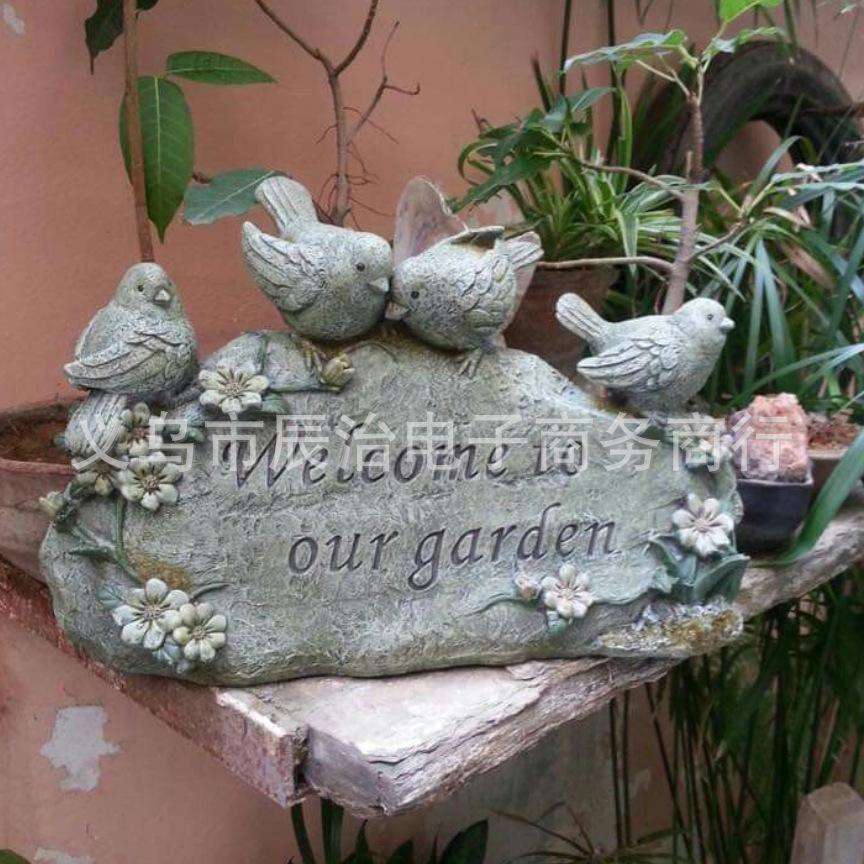 The new resin ornaments are suitable for garden decoration and bring a richer visual experience to the garden