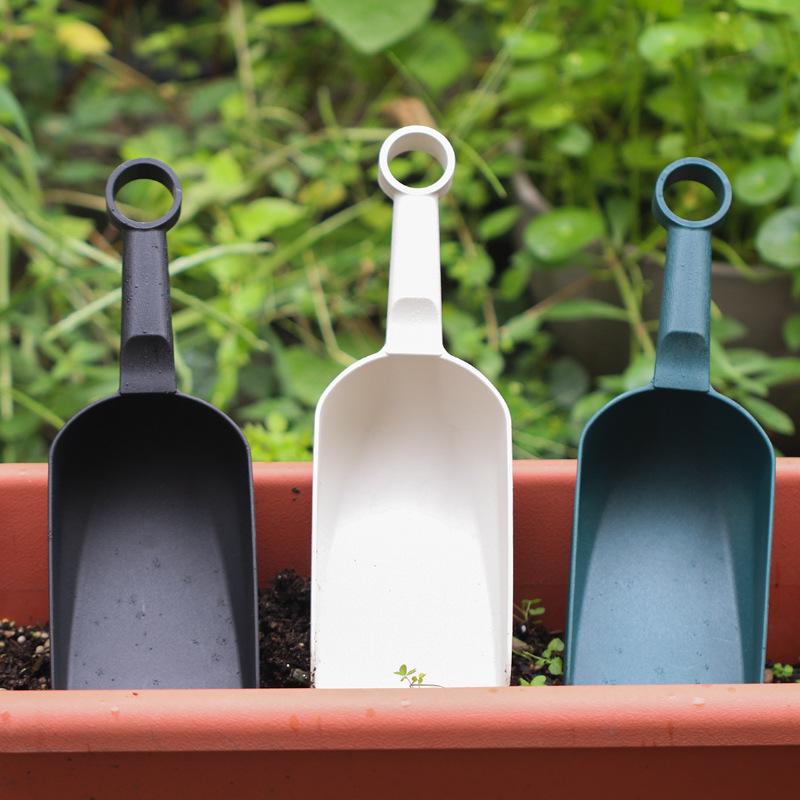 Gartengeräte Kleiner Spachtel Kunststoff Dredge Scoop Verdickungsschaufel Flacher Spachtel Eisschaufel Blumenschaufel