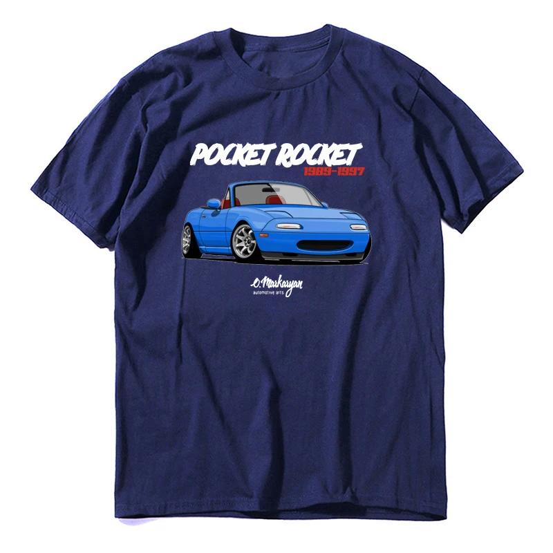 

Mens Clothing Fashion Cool Men T Shirt Women Funny Tshirt Mx 5 Miata (Blue) Customized Printed T Shirt XXXL червоний