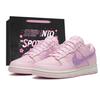 Dunk Crimson Sakura With Snow Abrasion Resistant Abrasion Resistant Low Top Skateboard Shoes Women's Pink Purple HJ5870-600(Team1321-)