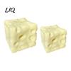 Decorative Stress Relief Toy Shapeable Cheese Squeeze Toy, Block Sensory for Relief, Moldable Cube Pinch Home Office Classroom Soft Reliever