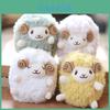 Adorable Fluffy Sheep Plush Keychain Cute Soft Stuffed Animal Bag Charm Toy