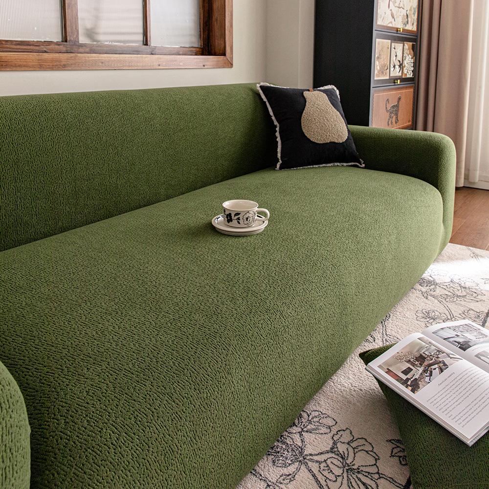 New All Season Universal Sofa Cover All Inclusive Universal Cover Straight Line Anti Slip Protective Cover To Prevent Cat Scratches