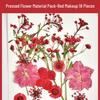 Autumn Dried Flower Bookmark Kit: Transparent Leaf Specimen with Lamination Film Stickers