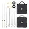 PATIKIL Clock Mechanism Replacement Kit (2-Pack) for Quartz Clocks, DIY Wall Clock Repair Parts, Silver
