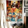 Dragon Striker Wall Hanging Printed Fabric Blanket Decorative Tapestries for Bedroom Living Room Home Decor