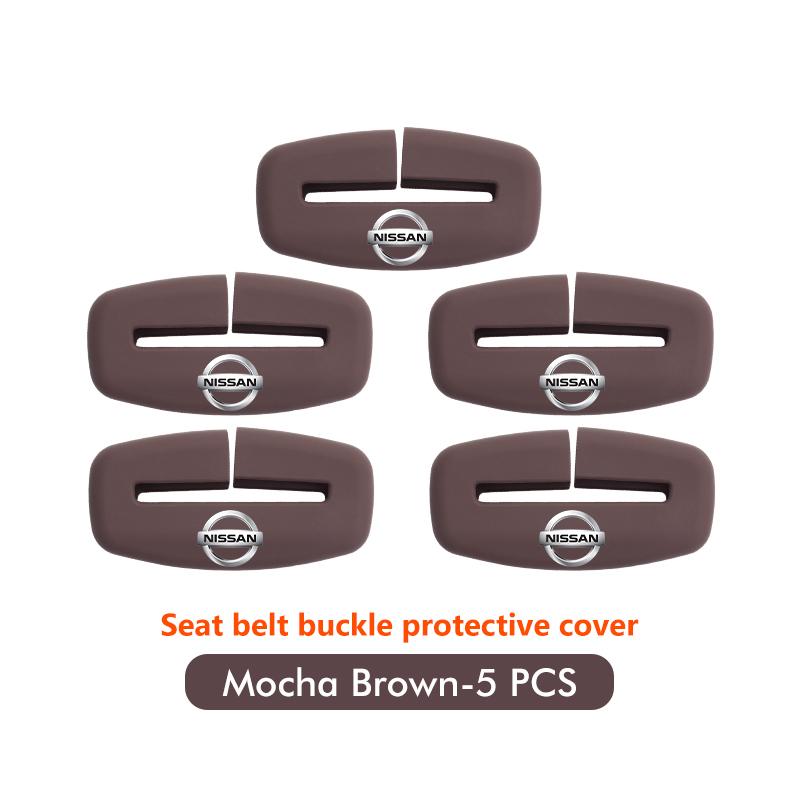 Silicone Seat Belt Buckle Cover Universal Car Anti Scratch Protector For Nissan Almera Versa Pathfinder Maxima Murano Armada