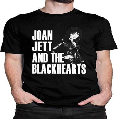 Jo-an Je-tt and The Blackhearts Novelty Men's T-Shirt Round Neck Short Sleeve Tshirts