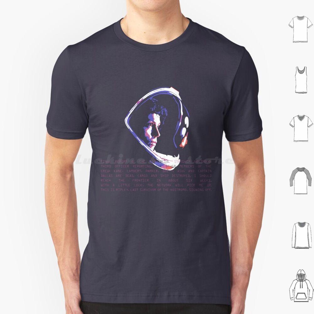 Ripley T Shirt Big Size 100% Cotton Ripley Scifi Xenomorph Ridley Woman Strong Woman