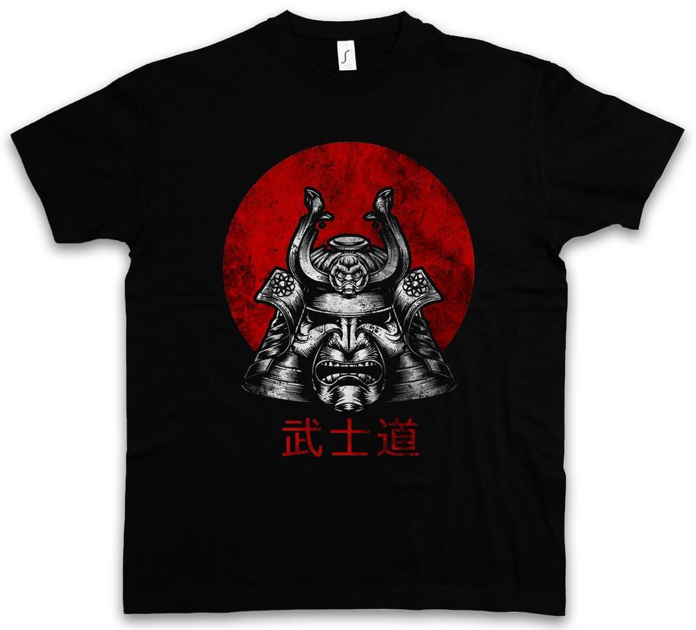 

BUSHIDO SAMURAI I T-SHIRT Ninja Japan Warrior Sword Seppuka Dakana Armor Helmet 4XL