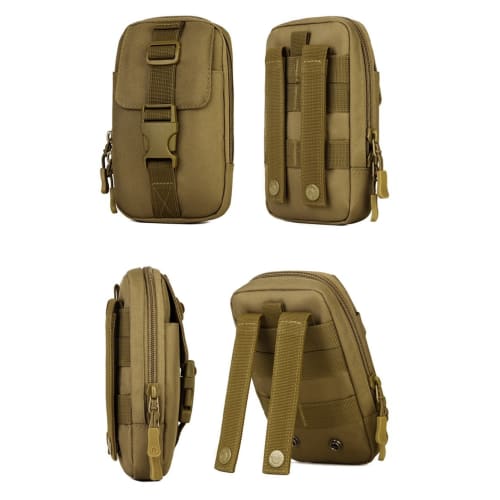 PHOENIX IKKI Small Accessory Case, Fits 6-inch Smartphones, Compatible with iPhone 8 Plus, Belt Mount, Available in 6 Camouflage Colors, Multifunction