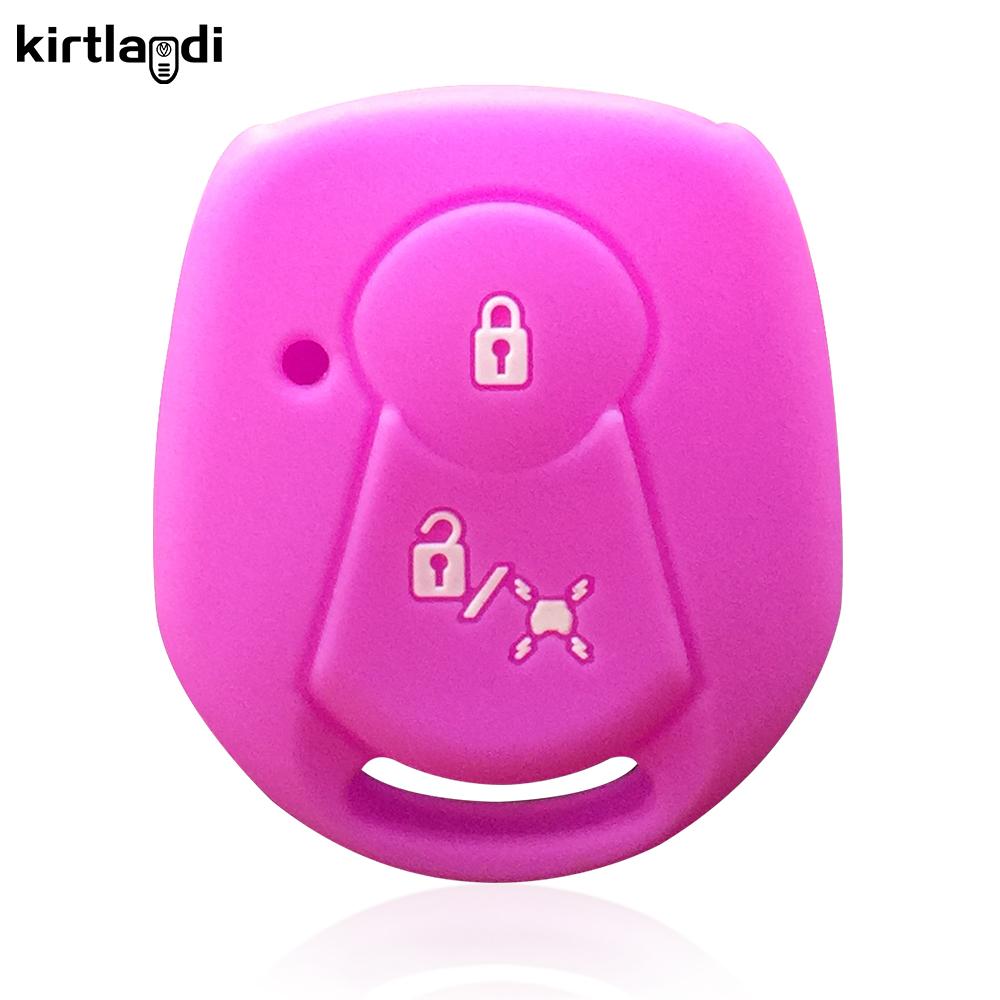 Silicone Key Case Shell 2/3 Button Car Key Cover for Ssangyong Rexton Actyon Kyron Korando Holder Keychain Car Key Cover Remote