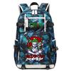One Piece Zoro Print Large Capacity School Backpack For Kids Teens Anime Bookbag