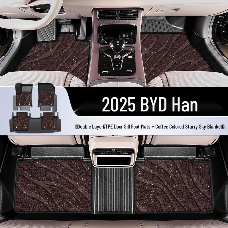 2025 BYD Han EV DMi Full-Coverage TPE Floor Mats