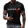 Men's Printed Short Sleeve T-Shirt Men's Loose Casual Short Sleeve Top