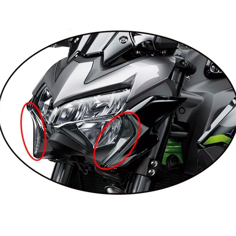 Front Daytime Running Light LED Headlight 1 Pair For KAWASAKI Z900 Z 900    Motorcycle Accessories