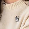 Hund Broschen Pin Cartoon Emaille Brosche, Legierung Welpen Revers für Männer Frauen, Mini Dekoratives Abzeichen Kleidung Tasche Hut Schal Anzüge