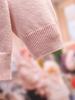 Girls' 2025 Spring/Autumn Round Neck Cardigan: Stylish Single-Breasted Knitwear