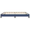 Box Spring Bed Frame Blue 200 x 200 cm Fabric