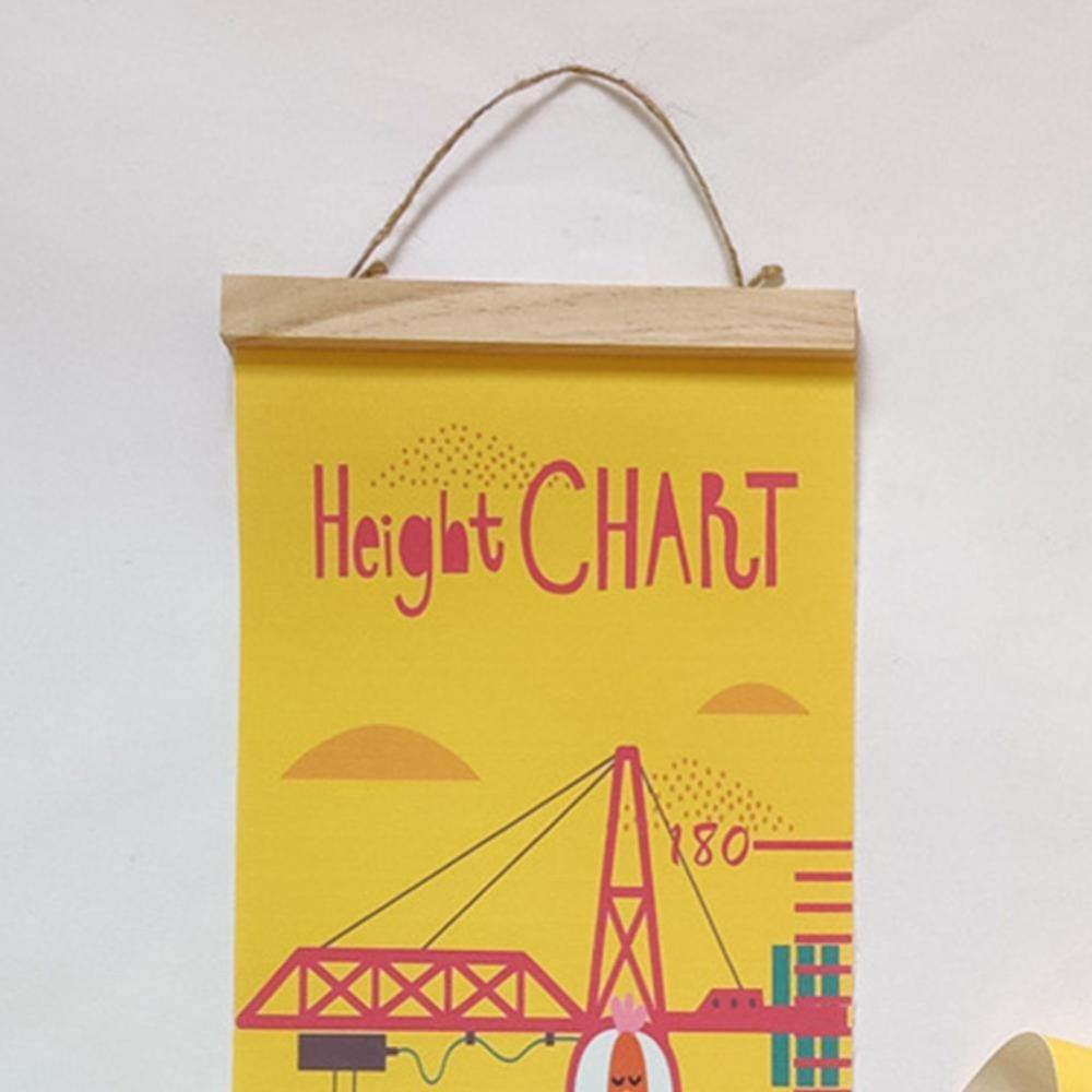 With Frame Children Height Measuring Rulers Removable Baby Growth Chart  On The Wall