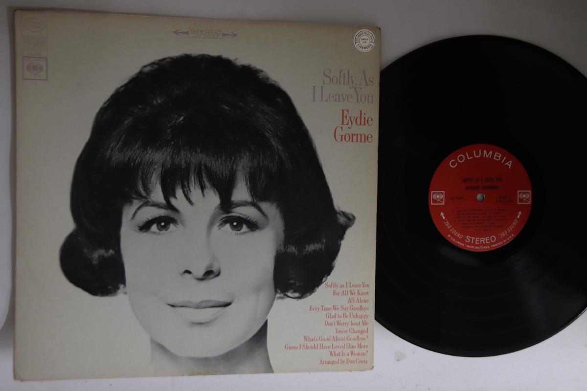 

LP Record EYDIE GORME - Softly As I Leave You CS9394 COLUMBIA 1966 US Pop Used