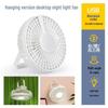 Portable Desktop Air Cooler with Night Light - Compact Household Electric Fan for Indoor Cooling and Humidification