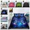 3D Printing Bedding Single Double Bed Full Size Pillowcase and Quilt Cover 2/3 Pieces of Microfiber Insect Printing Comfortable Home Decoration