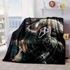 Ghostface Greetings Poster Blanket Flannel Blanket for Bed, Sofa, Camping, Hiking, Picnic Essentials, Gift for Family Fan Gifts