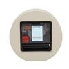 Cement Concrete Clock Silent Alarm Clock Quartz Table Clock (Battery Not Include)