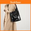 Water Bucket Bag For Women With Pu Material And Rivets For Daily Casual Use