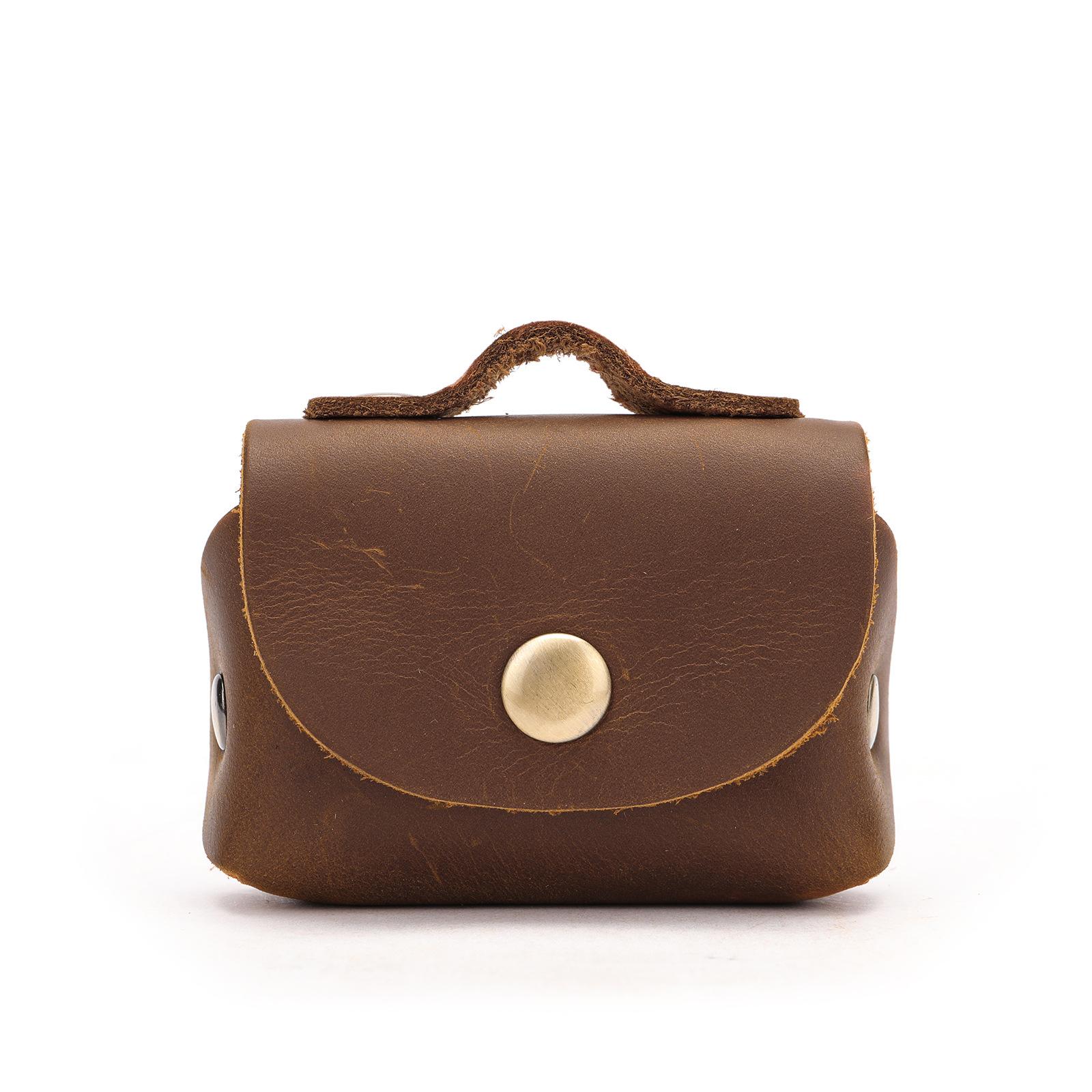 Сумка для монет из коровьей кожи — фото 6