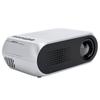Mini Projector Silver Micro Portable 1080P LED Multi Function for Home Theater