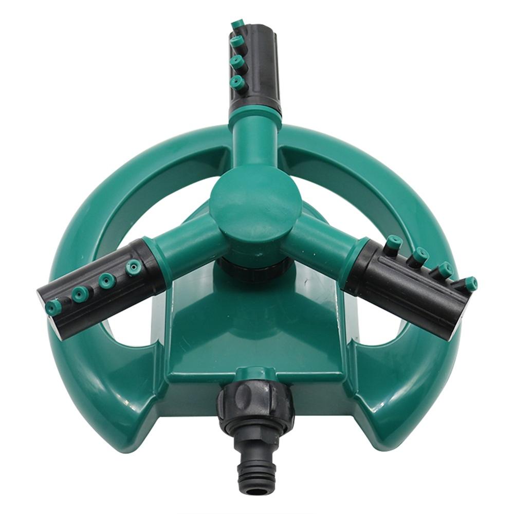 360 Degree Rotating Garden Lawn Sprinkler Automatic Watering Irrigation System 3 Arms Sprayer Water Sprinkler Garden Supplies