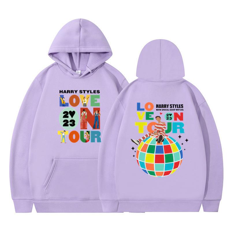 New HARRY STYLES Men's and Women's Peripheral Casual Loose Hooded Sweater