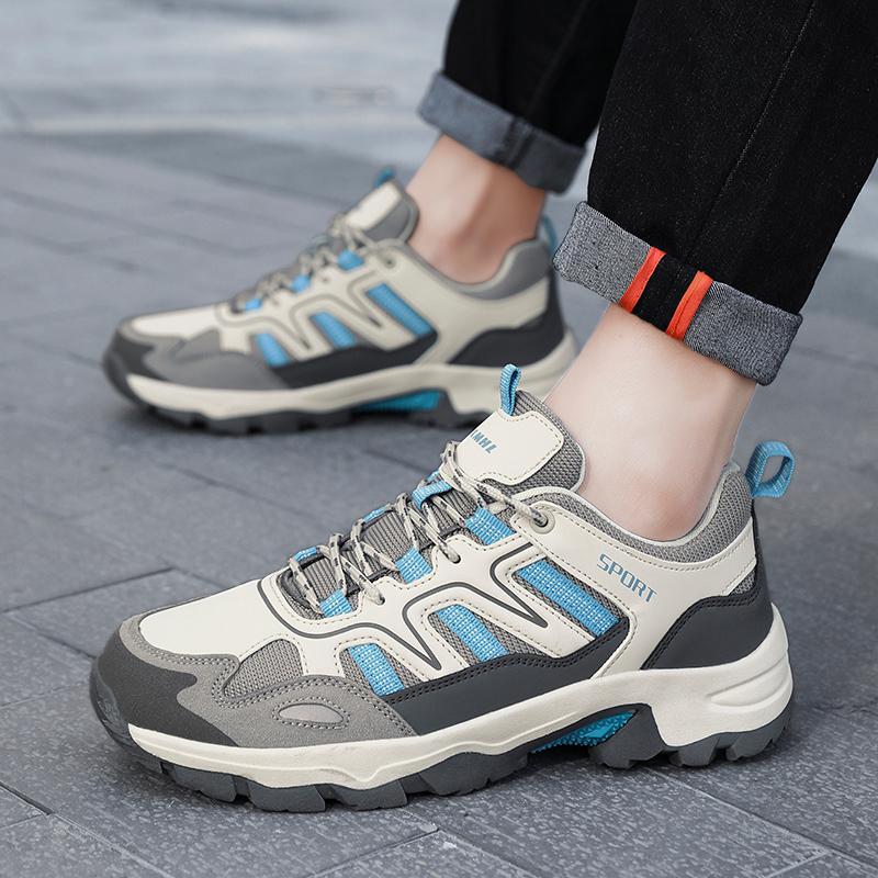 Neue Leichte Herren Freizeitschuhe Frühling Mode Rutschfest Atmungsaktiv Walking Sneaker Übergröße Outdoor Mesh Paar Wanderschuhe