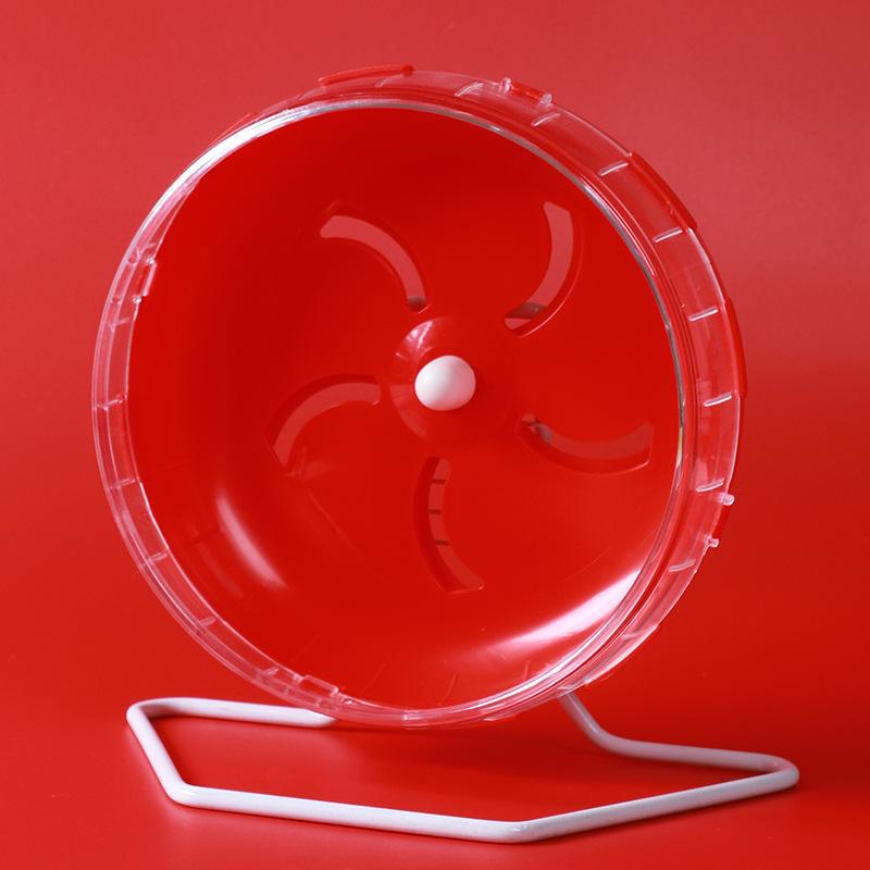 Бесшумная беговая дорожка для хомяков: Колесо 21  с креплением для ремня - большой ролик и игрушка для золотых медведей 12 cm