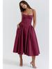 Summer New French Retro Long Dress - Court Style Spaghetti Strap Dopamine Outfit for Women