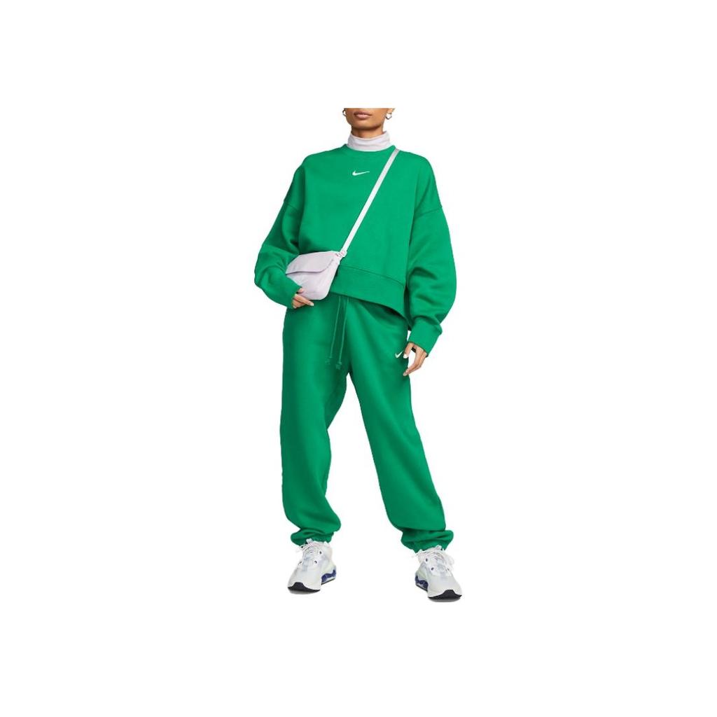 New Nike Knitted Sweatpants Women's Green DQ5887-365